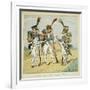 Napoleonic Wars, French Army. Line Infantry: Fusilier, Grenadier and Voltigeur-Louis Bombled-Framed Art Print