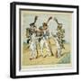 Napoleonic Wars, French Army. Line Infantry: Fusilier, Grenadier and Voltigeur-Louis Bombled-Framed Art Print