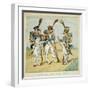 Napoleonic Wars, French Army. Line Infantry: Fusilier, Grenadier and Voltigeur-Louis Bombled-Framed Art Print