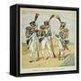 Napoleonic Wars, French Army. Line Infantry: Fusilier, Grenadier and Voltigeur-Louis Bombled-Framed Stretched Canvas