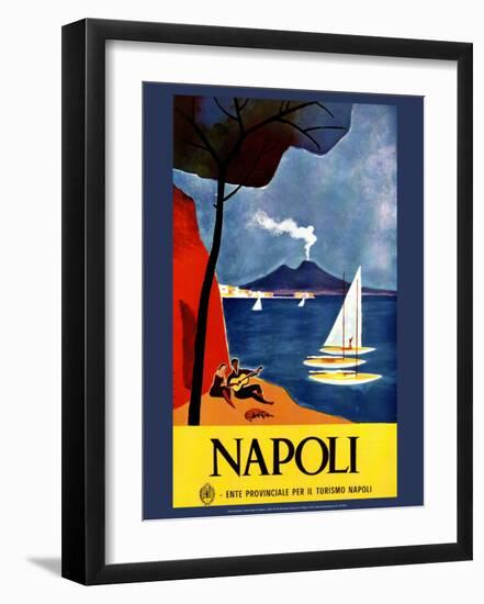 Napoli, c. 1950-null-Framed Art Print