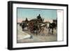 Napoli Campania Italien, Il Carro Della Farina, Kutsche Mit Mehl, Esel,Pferde-null-Framed Giclee Print