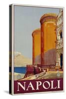 Napoli Travel Poster-null-Stretched Canvas