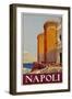 Napoli Travel Poster-null-Framed Giclee Print