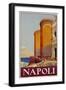 Napoli Travel Poster-null-Framed Giclee Print