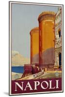 Napoli Travel Poster-null-Mounted Giclee Print