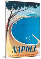 Napoli- Vintage Travel Poster-null-Mounted Poster