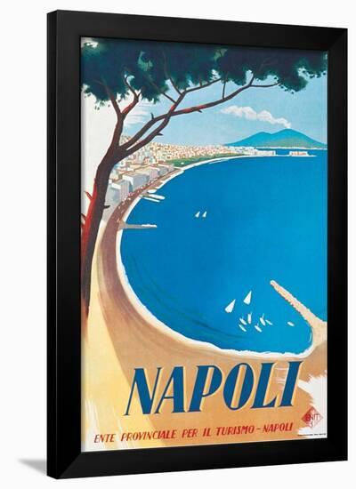 Napoli- Vintage Travel Poster-null-Framed Poster