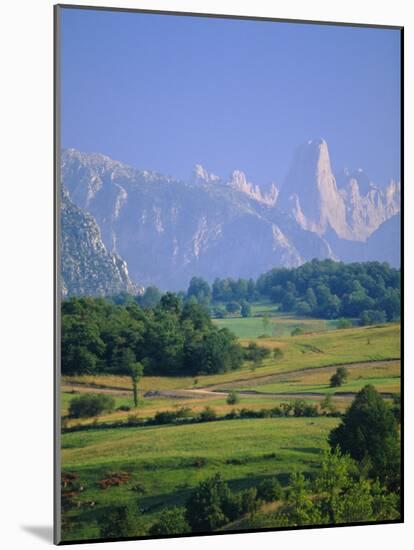 Naranjo De Bulnes (Peak), Picos De Europa Mountains, Asturias, Spain, Europe-David Hughes-Mounted Photographic Print