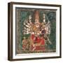 Narasimha Killing Hiranyakashipu, as Prahlada Watches-null-Framed Giclee Print