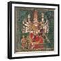 Narasimha Killing Hiranyakashipu, as Prahlada Watches-null-Framed Giclee Print