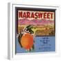 Narasweet Brand - Naranjo, California - Citrus Crate Label-Lantern Press-Framed Art Print