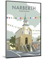 Narberth - Dave Thompson Contemporary Travel Print-Dave Thompson-Mounted Art Print