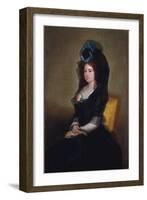 Narcisa Barañana de Goicoechea, 1815-6-Francisco de Goya-Framed Giclee Print