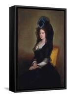 Narcisa Barañana de Goicoechea, 1815-6-Francisco de Goya-Framed Stretched Canvas