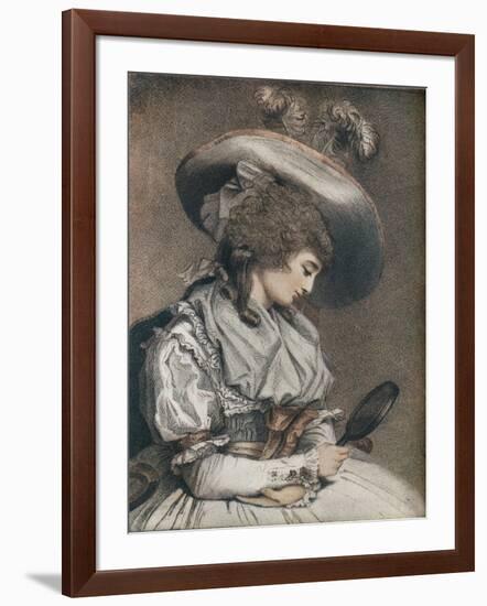 Narcissa, 1787-John Raphael Smith-Framed Giclee Print