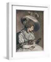 Narcissa, 1787-John Raphael Smith-Framed Giclee Print