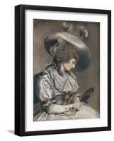 Narcissa, 1787-John Raphael Smith-Framed Giclee Print