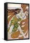 'Narcisse: A Bacchante. Costume design for the dance Narcisse', 1911-Leon Bakst-Framed Stretched Canvas