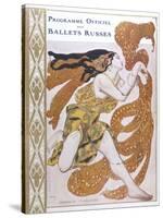 Narcisse Cover for the Offical Programme of Narcisse-Leon Bakst-Stretched Canvas