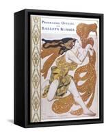 Narcisse Cover for the Offical Programme of Narcisse-Leon Bakst-Framed Stretched Canvas