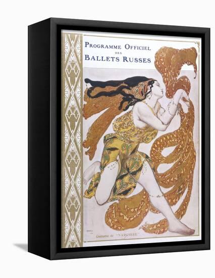 Narcisse Cover for the Offical Programme of Narcisse-Leon Bakst-Framed Stretched Canvas