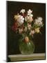 Narcisses Blancs, Jacinthes et Tulipes, 1864-Henri Fantin-Latour-Mounted Giclee Print