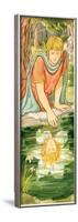 Narcisssus, Greek Mythology-Encyclopaedia Britannica-Framed Art Print