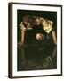 Narcissus, 1598-1599-Caravaggio-Framed Giclee Print