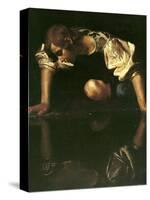 Narcissus, 1598-1599-Caravaggio-Stretched Canvas