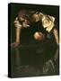 Narcissus, 1598-1599-Caravaggio-Stretched Canvas