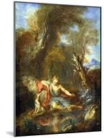 Narcissus, 1728-Francois Lemoyne-Mounted Giclee Print