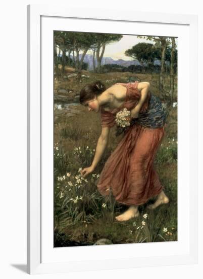 Narcissus, 1912-John William Waterhouse-Framed Giclee Print