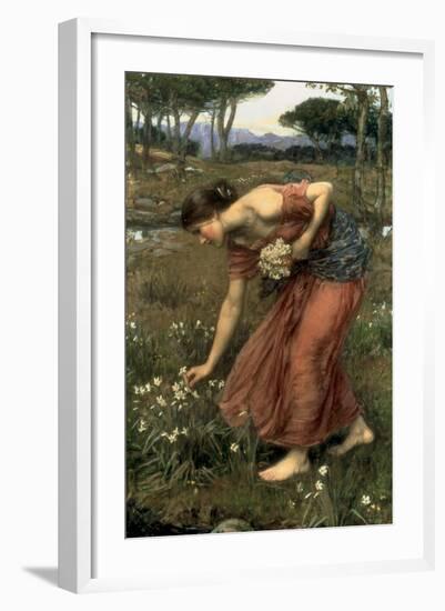 Narcissus, 1912-John William Waterhouse-Framed Giclee Print