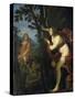 Narcissus and Echo-Giovanni Biliverti-Stretched Canvas