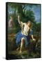 Narcissus and Echo-Placido Costanzi-Framed Stretched Canvas