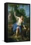 Narcissus and Echo-Placido Costanzi-Framed Stretched Canvas