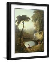 Narcissus and Echo-George Arnald-Framed Giclee Print