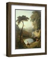 Narcissus and Echo-George Arnald-Framed Giclee Print