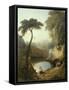 Narcissus and Echo-George Arnald-Framed Stretched Canvas