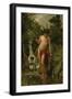 Narcissus in Love with His Own Reflection-Dionisio Baixeras-Verdaguer-Framed Giclee Print