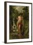 Narcissus in Love with His Own Reflection-Dionisio Baixeras-Verdaguer-Framed Giclee Print