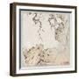 Narcissus, Plum Tree and Landscape-Lu Zhi-Framed Giclee Print