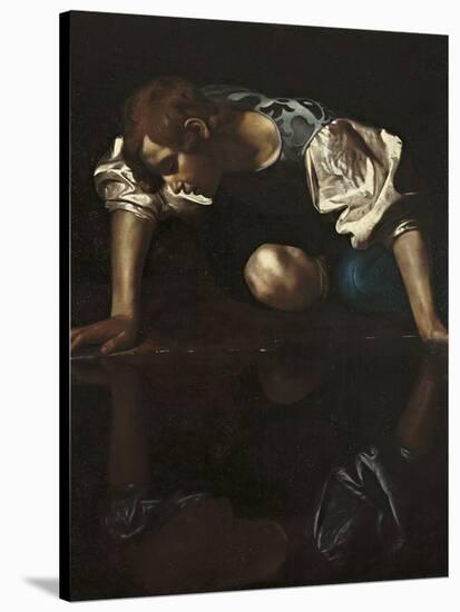 Narcissus-Caravaggio-Stretched Canvas