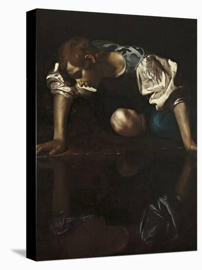 Narcissus-Caravaggio-Stretched Canvas