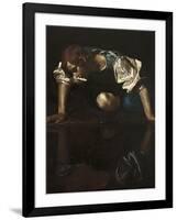 Narcissus-Caravaggio-Framed Giclee Print