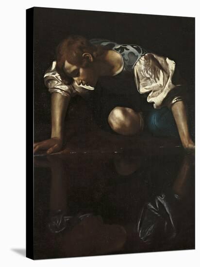 Narcissus-Caravaggio-Stretched Canvas