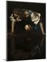 Narcissus-Caravaggio-Mounted Art Print