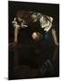 Narcissus-Caravaggio-Mounted Art Print