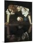 Narcissus-Caravaggio-Mounted Art Print